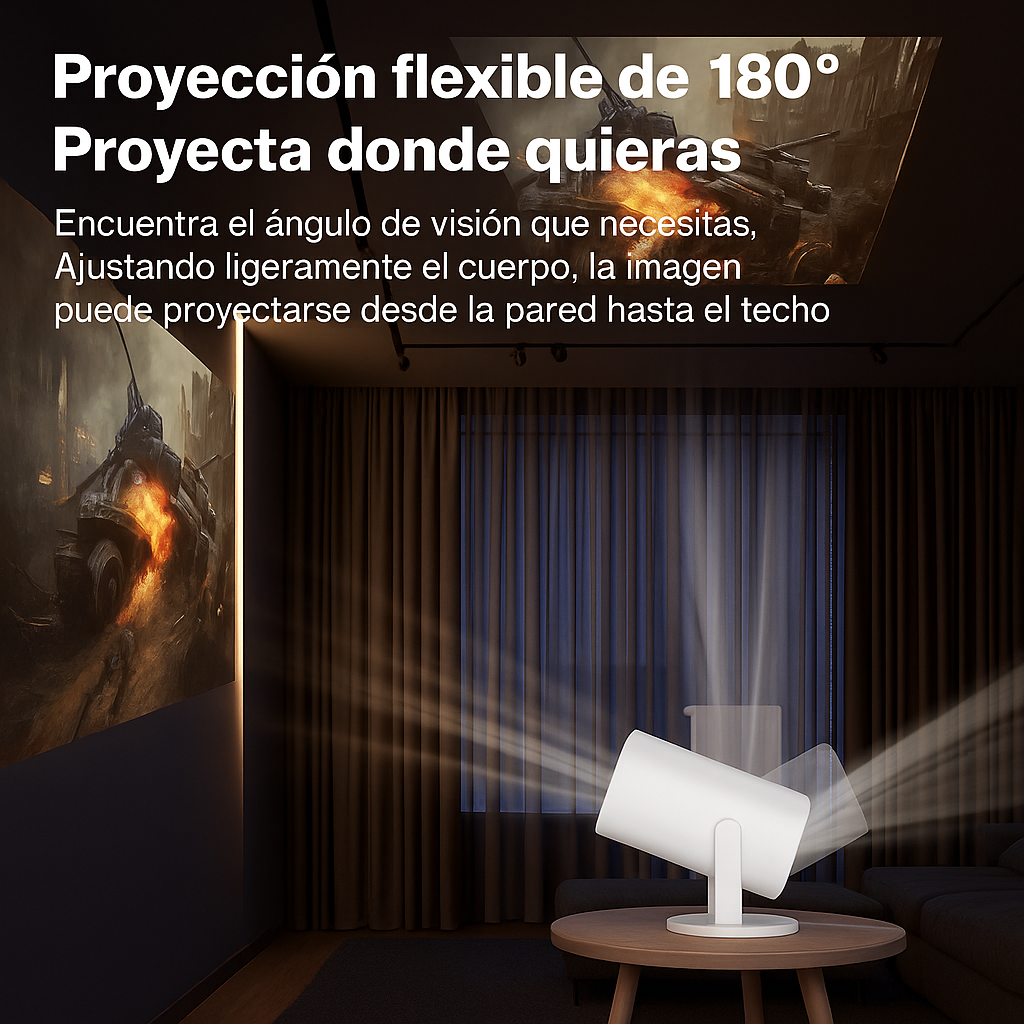 🎥✨ P30 MAX – Proyector de Cine en Casa con Juegos Retro 🎮🍿